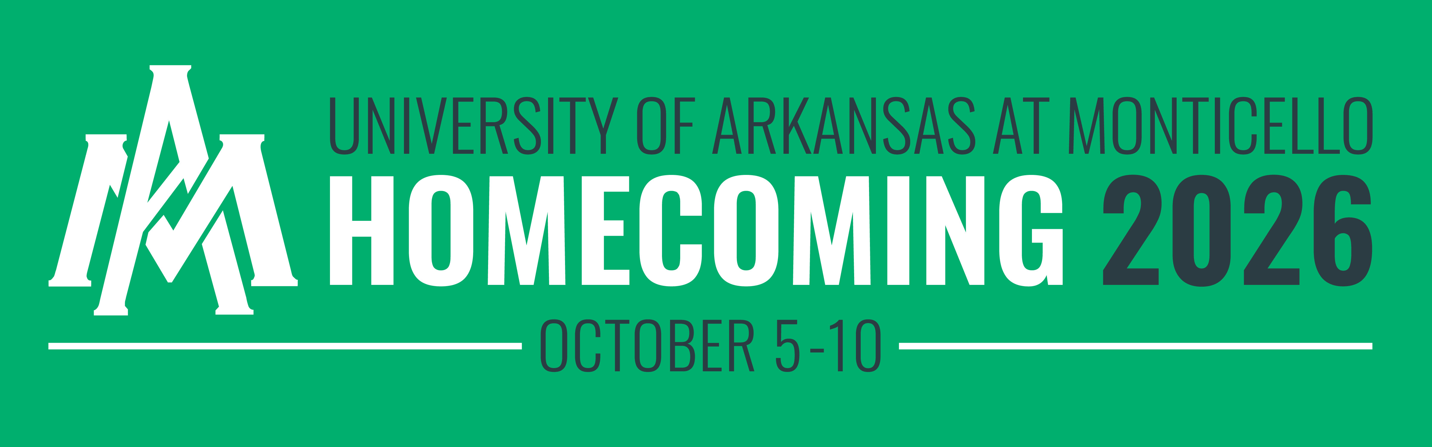 Homecoming 2026 Banner