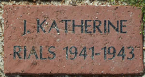 J. KATHERINE RIALS 1941-1943