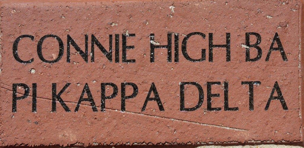 CONNIE HIGH BA PI KAPPA DELTA