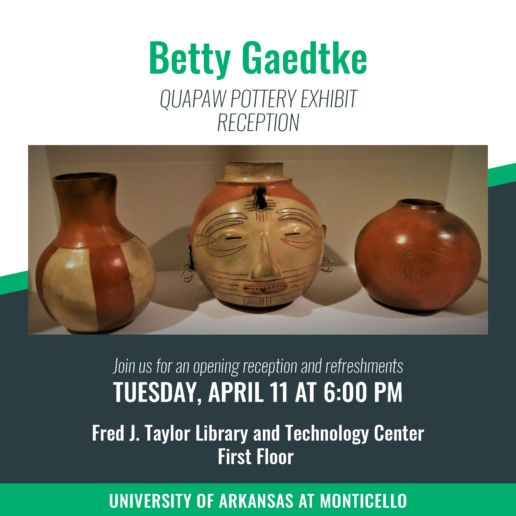 Betty Gaedtke Exhibit Flyer