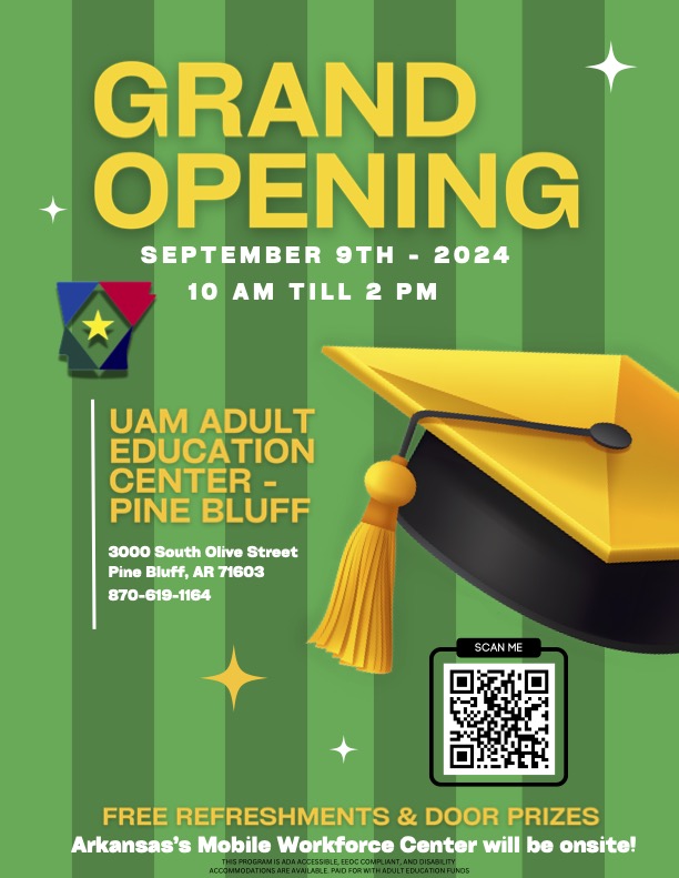 UAM Adult Education - Grand Opening - Pine Bluff