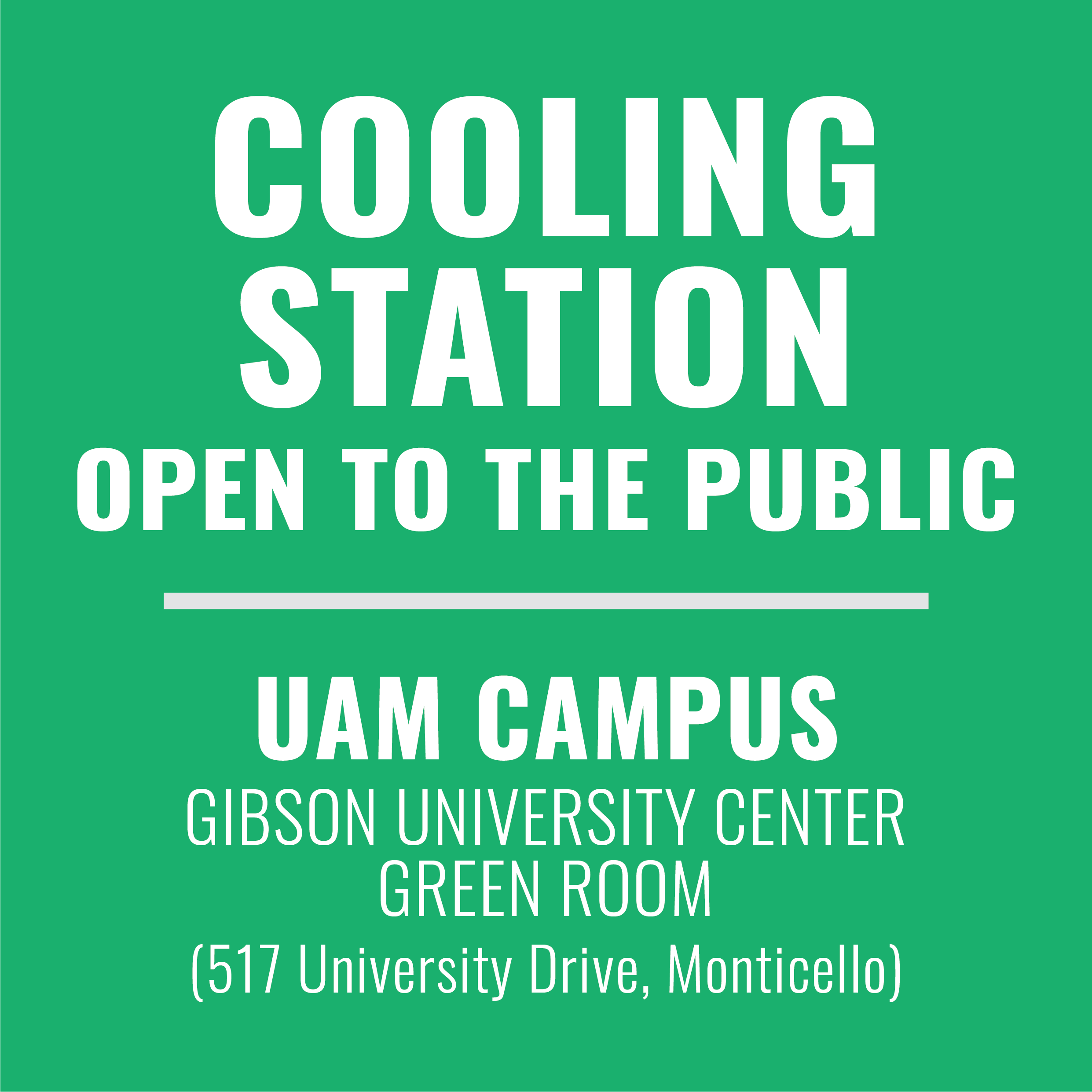 UAM Cooling Station